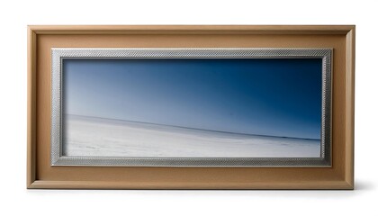 Fototapeta premium Full Depth of Field in Clipping Path for Digital Picture Frames - Picture frames isolated wi