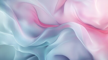 Obraz premium High-resolution close-up of an abstract background with flowing lines and soft, pastel colors, creating a serene and calming visual experience.