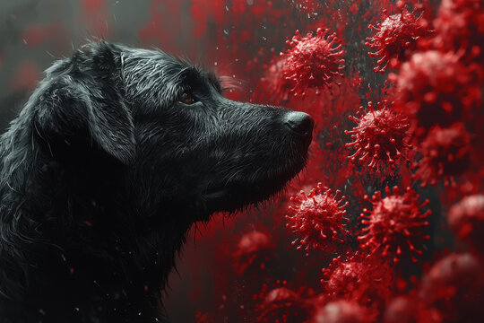 Canine Parvovirus Dog Parvovirus  background wallpaper design, modern creative and colorful png file