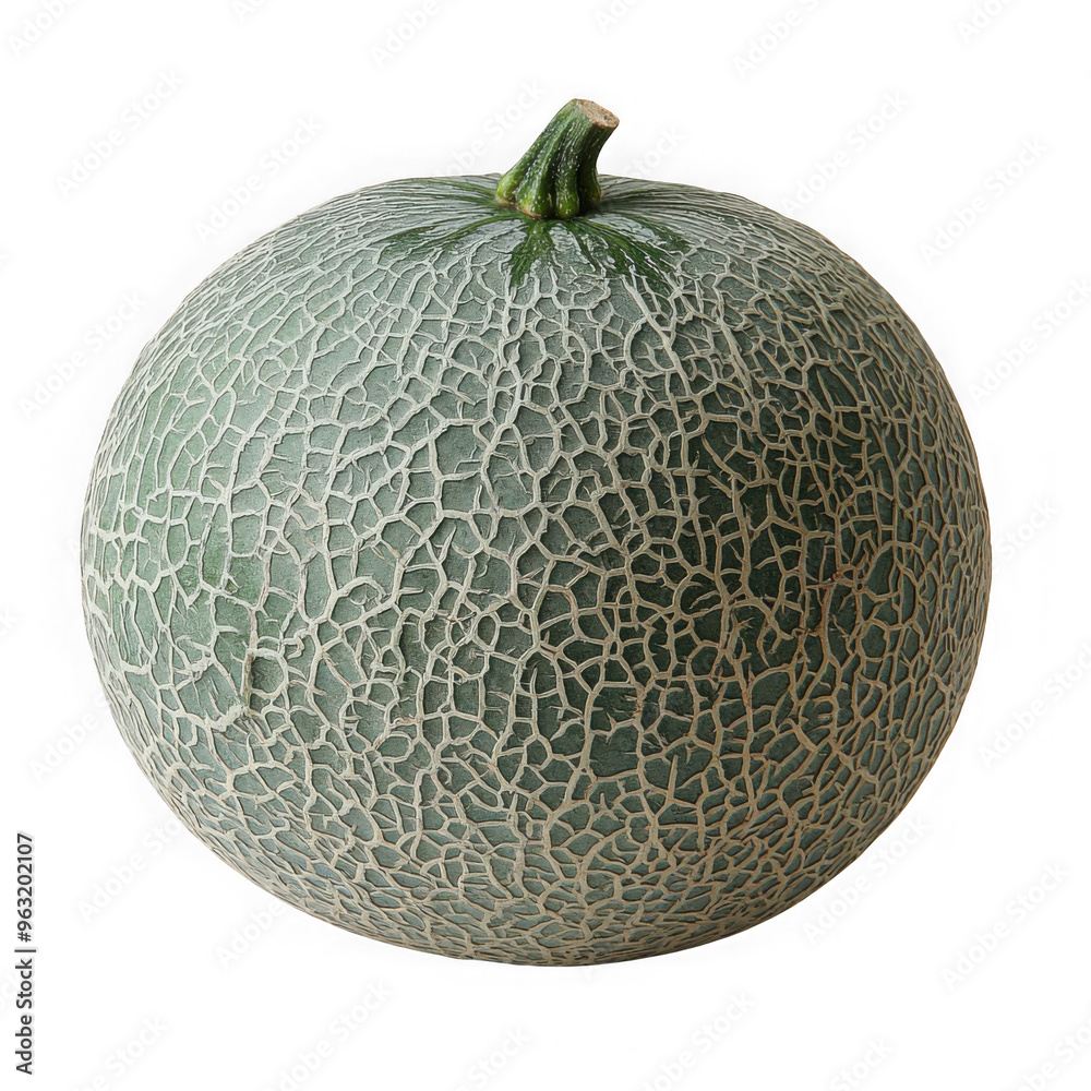 Wall mural cantaloupe isolated on a transparent background png file no background png file