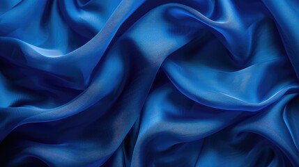 Obraz premium Texture of blue fabric for backdrop