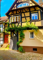 houses in the town of Gengenbach in the Black Forest, Germany