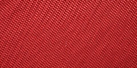 Obraz premium A long shot of a textured red fabric cloth made of polyester suitable as a background for textiles and related projects, fabric, soft, design, close-up, clothing, smooth, knitted