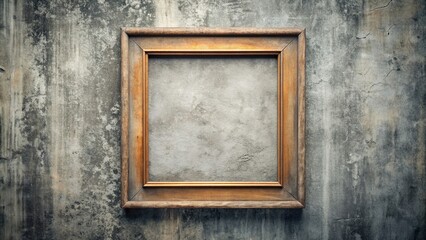 Abstract background with a vintage and retro backdrop framed by a grey concrete texture wall, framed, aged, background, vintage, urban, antique, texture, industrial, weathered, backdrop