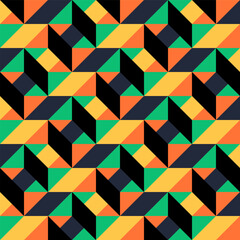 Seamless geometric pattern with clean, modern shapes. Perfect for textiles, wallpaper, packaging, and web design. Ideal for use in home decor, fashion projects, and digital backgrounds.