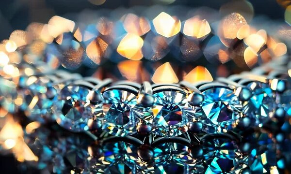 Sparkling diamond eternity band with a continuous row of diamonds, Video