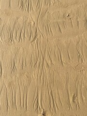 Sand structures due to run-off water! Beach, Holiday, vacation, mood