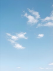 blue sky with clouds