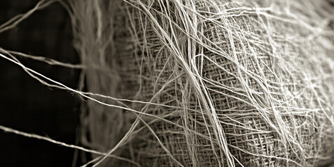 The Endless Maze of Confusion: A tangled web of strings draped over a chair, with a single lost key.