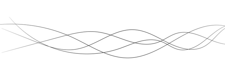 Abstract grey, white smooth element swoosh speed wave modern stream transparent background. Abstract wave line for banner, template, wallpaper background with wave design. Vector illustration in eps10