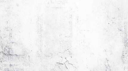 Fototapeta premium White old concrete wall light grunge texture wide banner format background with copy space for text. Grunge light gray Soft white texture