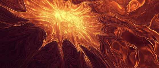 Fire, Flame and Lava Texture. Macro Render