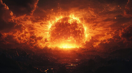 fire in the sky