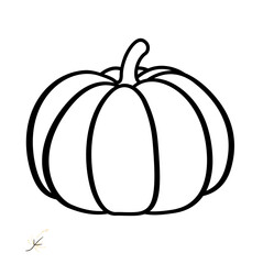 halloween pumpkin on white background