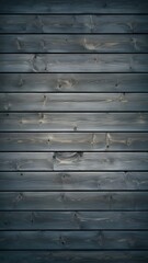 Obraz premium Grey rustic wooden background with horizontal planks