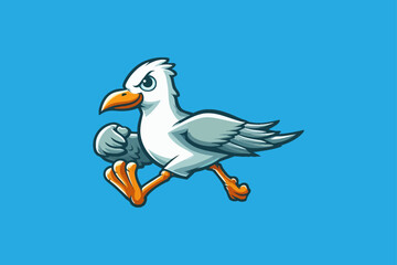  Seagull Character Vector for Kids