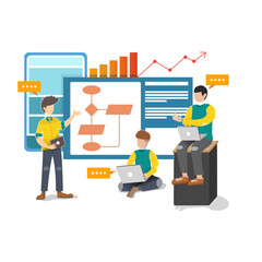 Illustration of a Software House