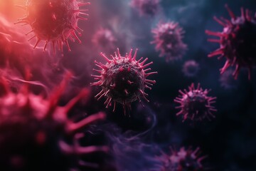 virus covid under the microscope