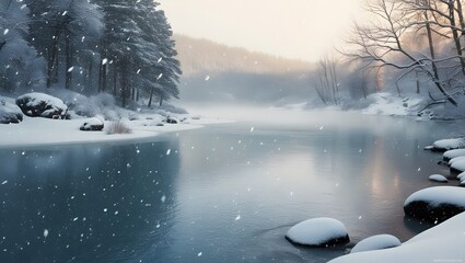 winter in the forest