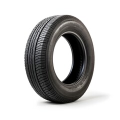 Isolated Tire with Detailed Treads and Sidewall for Automotive or Transportation Needs