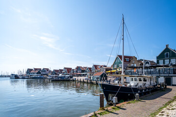 Hafen, Volendam, IJsselmeer, Niederlande 