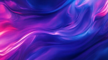 Obraz premium Abstract fluid art with vibrant colors, digital