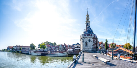 The Hoofdtoren, Altstadt, Hoorn, IJsselmeer, Niederlande 