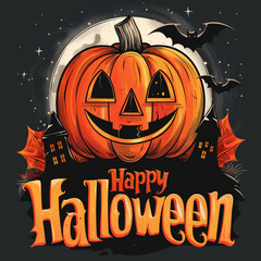 Fototapeta premium Happy halloween celebration image