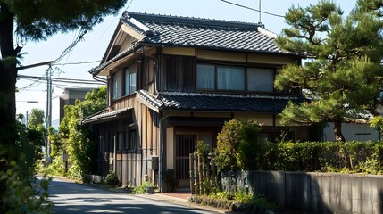 Fototapeta premium 日本の一軒家