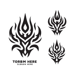 Tattoos tribal designs bundle  collection in a white background