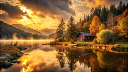 Fototapeta premium Style: Warm, natural, and atmospheric