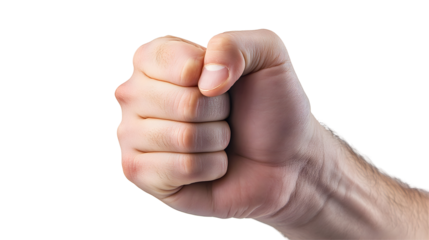 fist punching through the paper