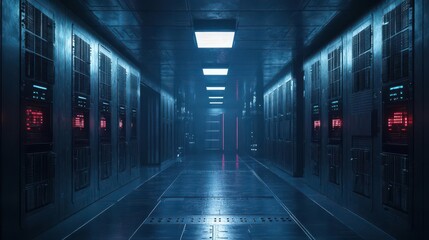 Fototapeta premium Repurposed nuclear bunker data center
