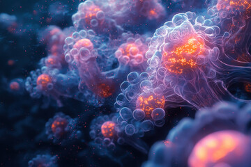 Obraz premium Cornelia de Lange syndrome background wallpaper design, modern creative and colorful png file