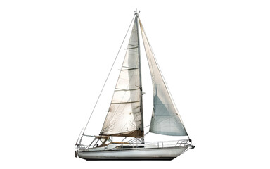 Sailboat. Isolated PNG.