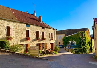 Saint-Aubin wine-growing village in Burgundy