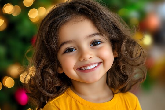 Beautiful smile, genuine warmth, contagious joy lights up the room, spreading happiness to everyone around