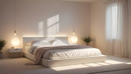 Photo interior modern design room 3d illustration