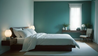 Photo interior modern design room 3d illustration