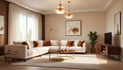 Photo interior modern design room 3d illustration