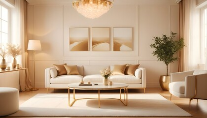 Photo interior modern design room 3d illustration