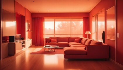 Photo interior modern design room 3d illustration