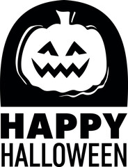 Happy Halloween. Jack O Lanter illustration vector.