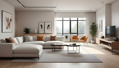 Photo interior modern design room 3d illustration