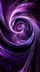 Fototapeta premium Abstract purple swirl forming a galaxy shape background