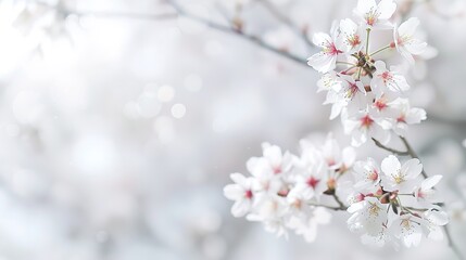 Obraz premium A plain area with a simple and fresh light white background. There is no interference, only a smooth extension of this light white background, used as a canvas for various concepts or elements.