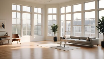 Fototapeta premium Photo interior modern design room 3d illustration