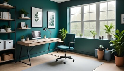 Photo interior modern design room 3d illustration