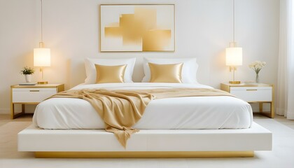 Photo interior modern design room 3d illustration