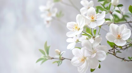 A plain area with a simple and fresh light white background. There is no interference, only a smooth extension of this light white background, used as a canvas for various concepts or elements.
